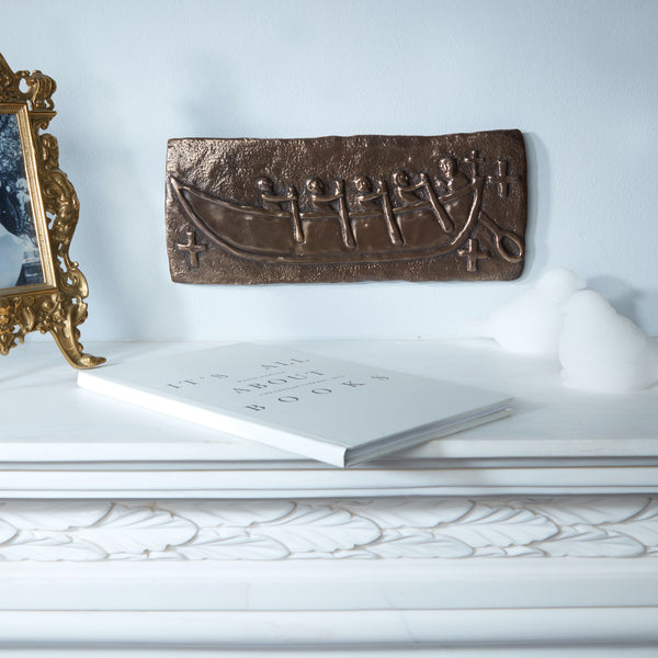 アイルランドの神秘をあなたの空間に。「The Bantry Boat」壁飾り Bantry Boat, large (St Brendan) - Wild Goose Studio