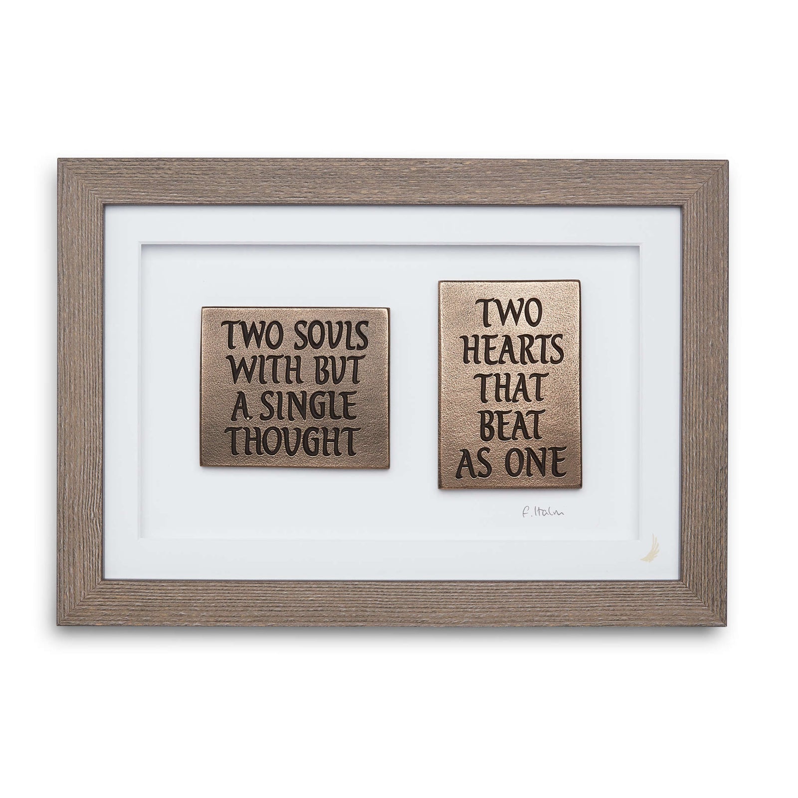 Two Souls With But A Single Thought…