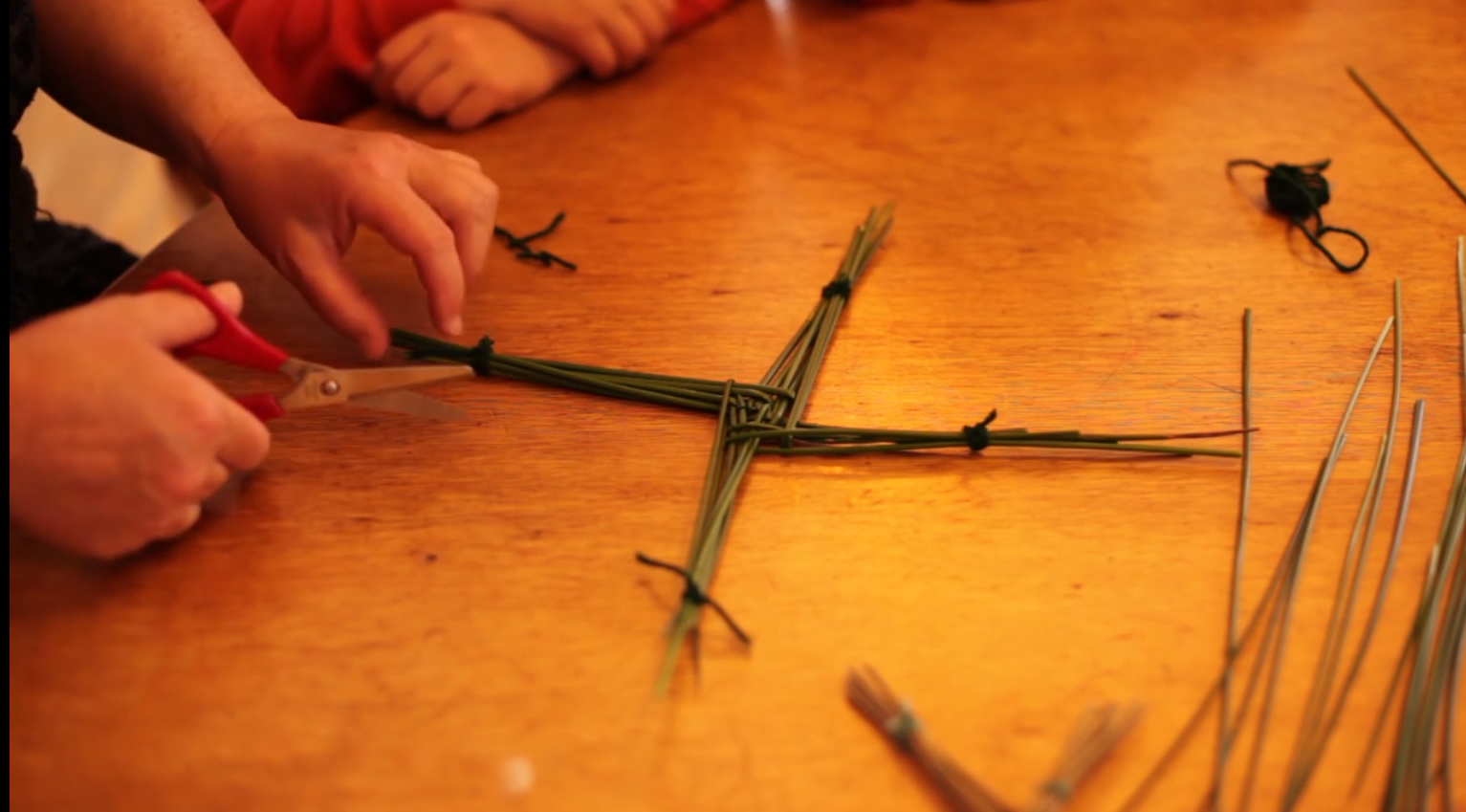 Make your own Saint Brigid's Cross