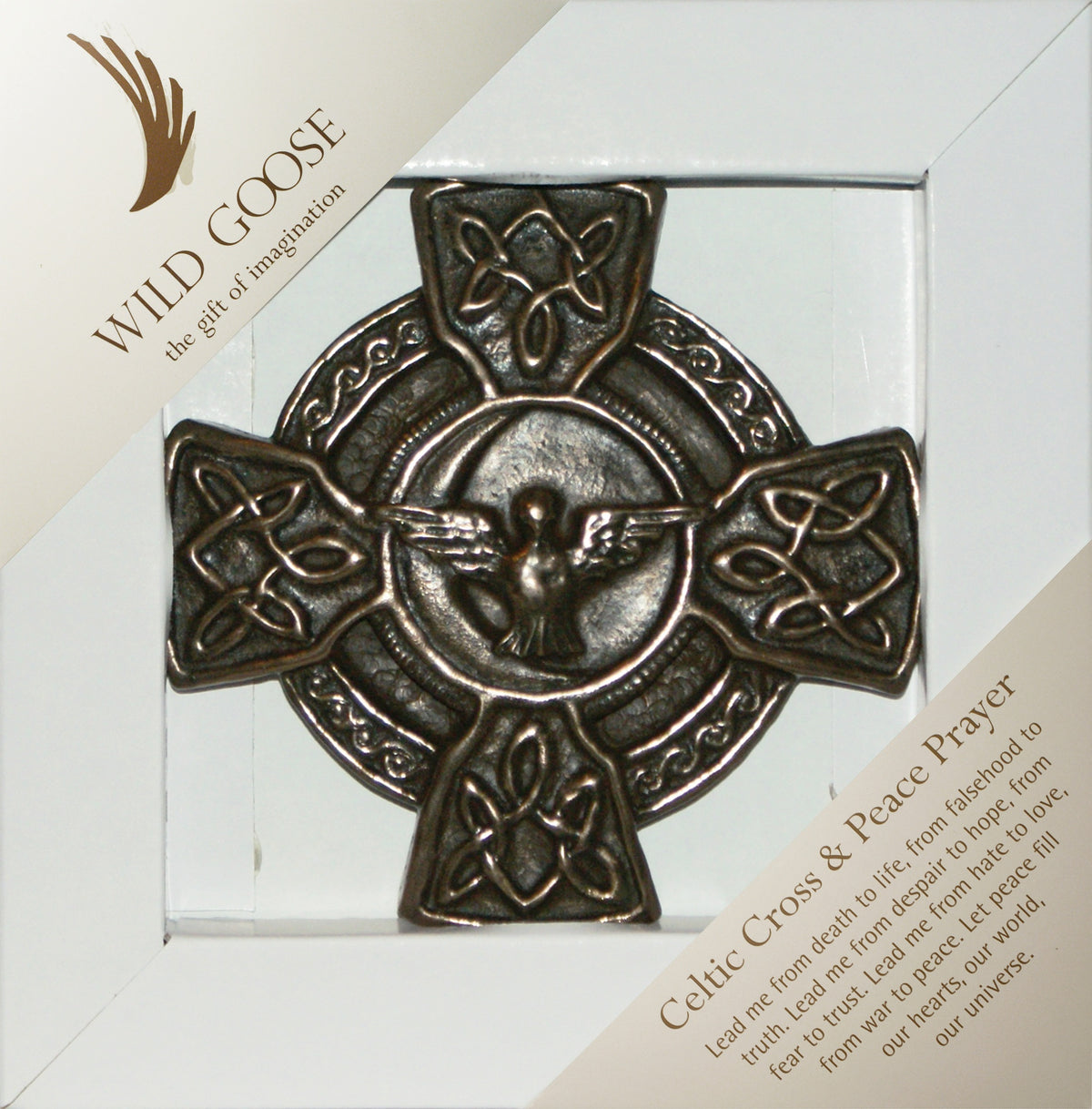 Celtic Cross and Peace Prayer