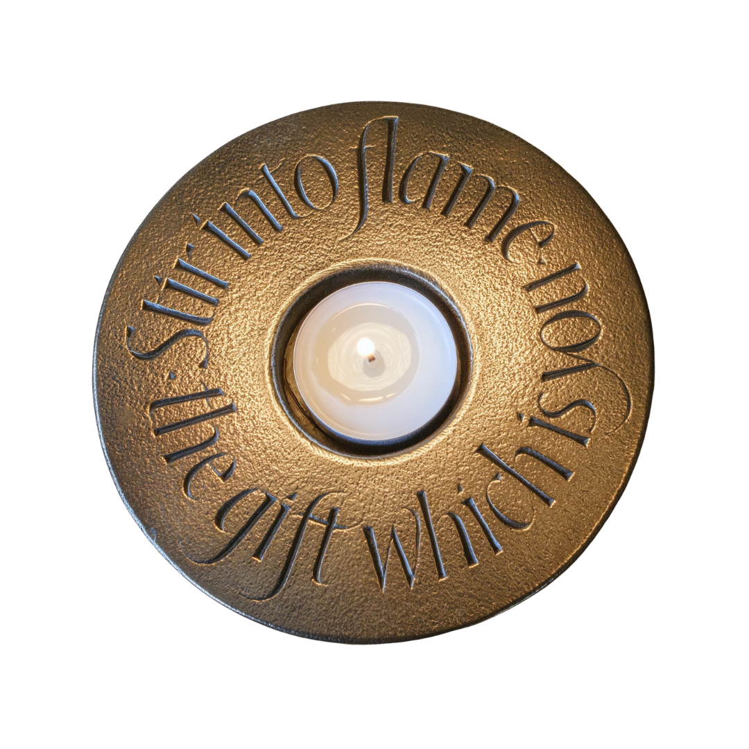 Stir into flame the gift which is you