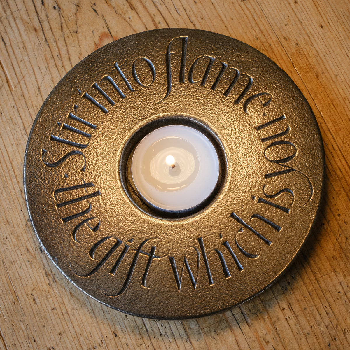 Stir into flame the gift which is you