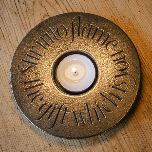 Stir into flame the gift which is you - Wild Goose Studio