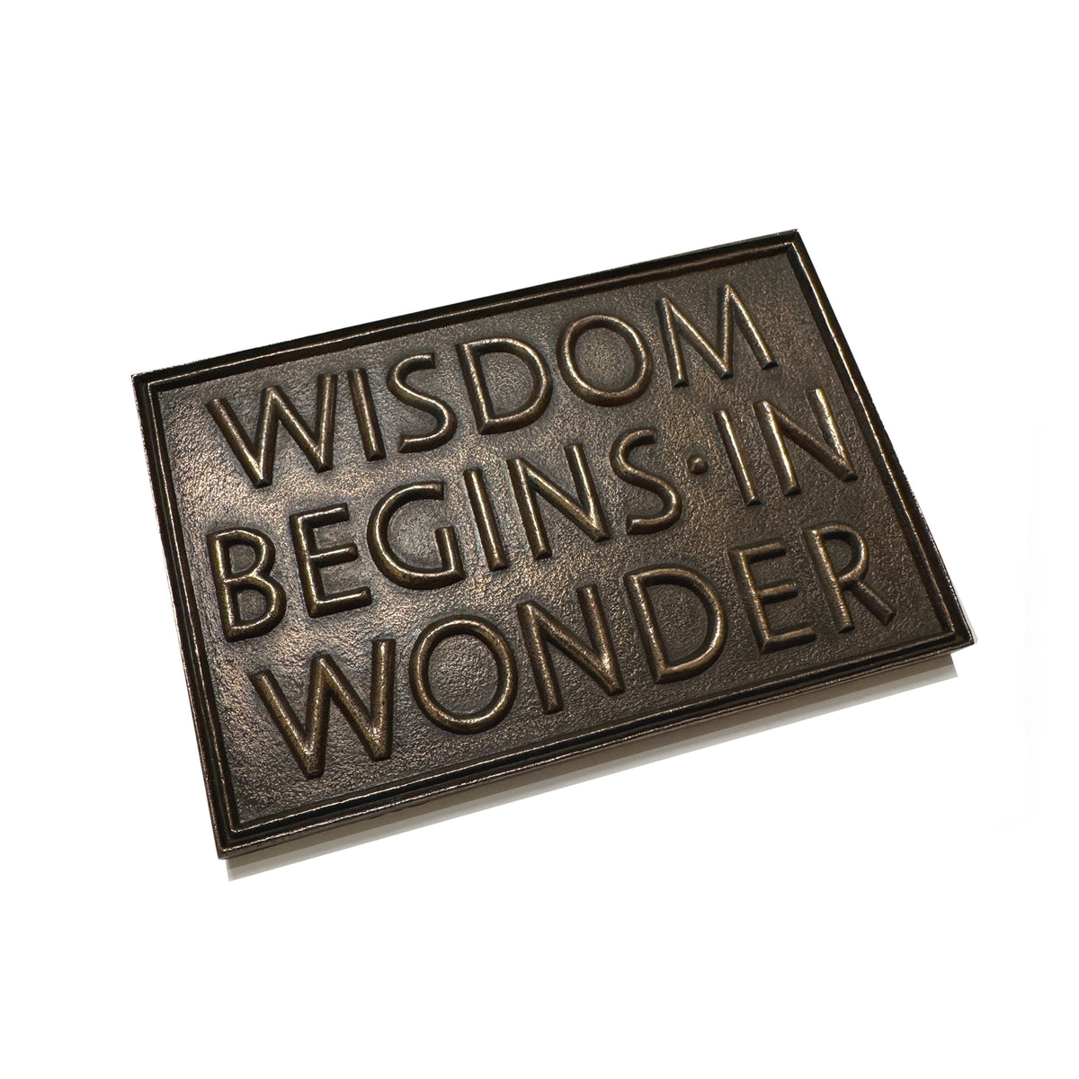 Wisdom begins in wonder