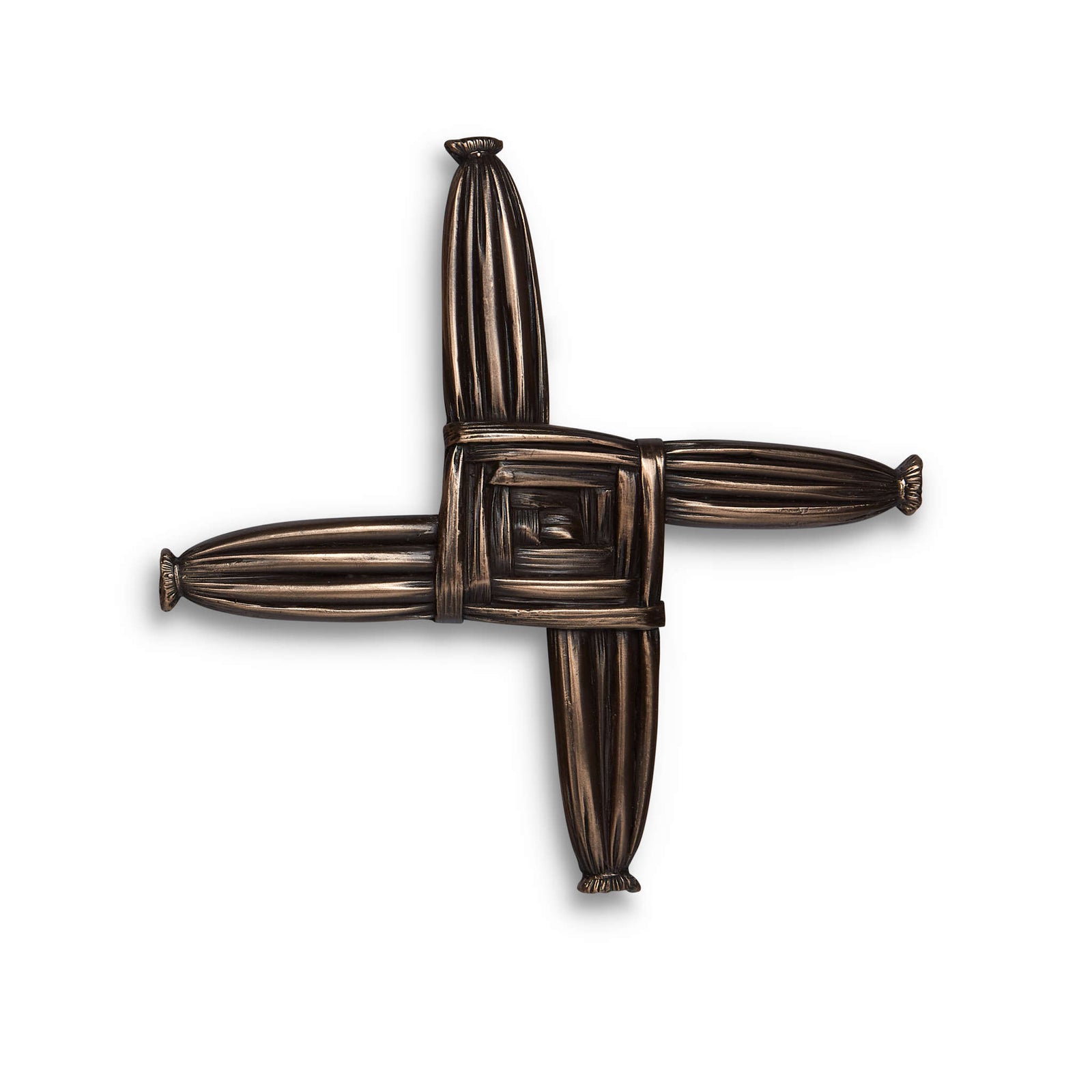 Saint Brigid's Cross in Bronze